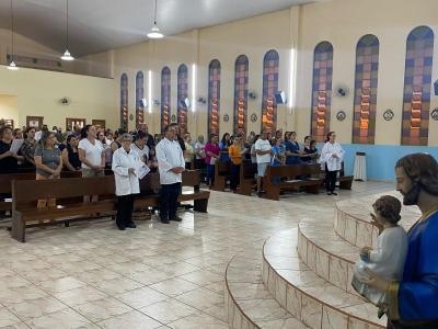 Comunidade Nossa Senhora do PerpÃ©tuo Socorro realizou o 1Âº dia do TrÃ­duo em Honra SÃ£o JosÃ©