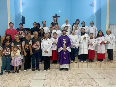 Bairro Cristo Rei de Laranjeiras do Sul celebra SÃ£o JosÃ© com Missa Solene 