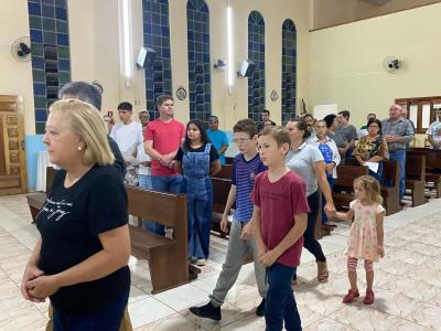 Bairro Cristo Rei de Laranjeiras do Sul celebra SÃ£o JosÃ© com Missa Solene 