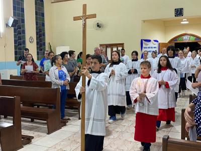 Bairro Cristo Rei de Laranjeiras do Sul celebra SÃ£o JosÃ© com Missa Solene 