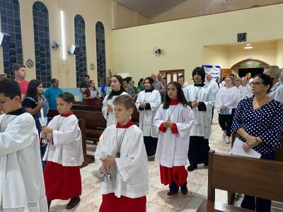 Bairro Cristo Rei de Laranjeiras do Sul celebra SÃ£o JosÃ© com Missa Solene 