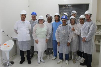 Coordenadores da Sicredi Grandes Lagos visitam Moinho Coprossel em Laranjeiras do Sul PR