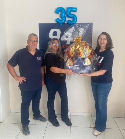 Zeni Ribeiro Ã© a ganhadora da cesta da promoÃ§Ã£o da Campo Aberto