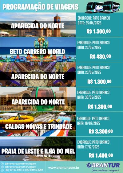 ExcursÃ£o para Aparecida do Norte â€“ SP