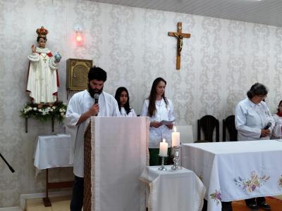 Festa na Vila Palmeiras em comemoraÃ§Ã£o aos 39 anos da Capela Santa Terezinha foi sucesso