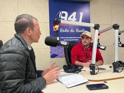Campo Aberto FM recebe visita do novo chefe do Núcleo Regional de Turismo do Paraná