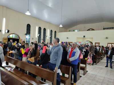 1ª Quemesse Nossa Senhora do Perpétuo Socorro reuniu centanas da Fiéis no Bairro Cristo Rei