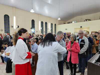 1ª Quemesse Nossa Senhora do Perpétuo Socorro reuniu centanas da Fiéis no Bairro Cristo Rei