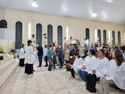 1ª Quemesse Nossa Senhora do Perpétuo Socorro reuniu centanas da Fiéis no Bairro Cristo Rei
