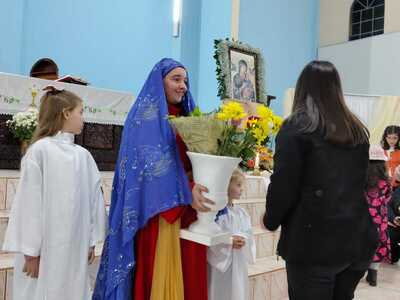 1ª Quemesse Nossa Senhora do Perpétuo Socorro reuniu centanas da Fiéis no Bairro Cristo Rei
