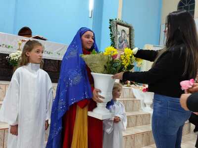 1ª Quemesse Nossa Senhora do Perpétuo Socorro reuniu centanas da Fiéis no Bairro Cristo Rei
