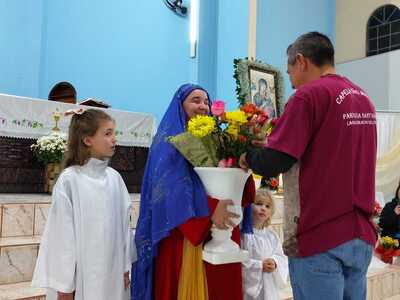 1ª Quemesse Nossa Senhora do Perpétuo Socorro reuniu centanas da Fiéis no Bairro Cristo Rei