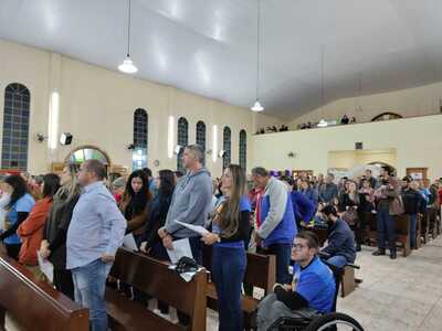 1ª Quemesse Nossa Senhora do Perpétuo Socorro reuniu centanas da Fiéis no Bairro Cristo Rei