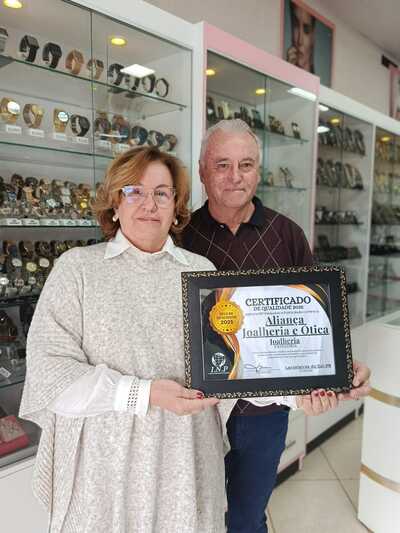 INP premia Aliança Joalheria e Ótica em Pesquisa Popular 