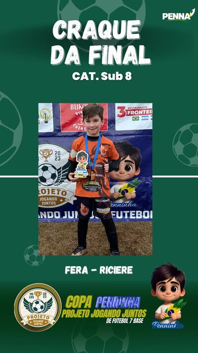 Fera Laranjeiras, Camisa 10, Geração e Profut são os Campeões da Copa PJJ de Futebol Sete Bases 