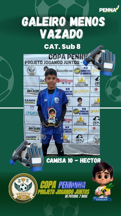 Fera Laranjeiras, Camisa 10, Geração e Profut são os Campeões da Copa PJJ de Futebol Sete Bases 