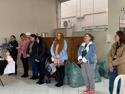 LS: Igreja Metodista entrega mais de 600 peças de tricô para entidades