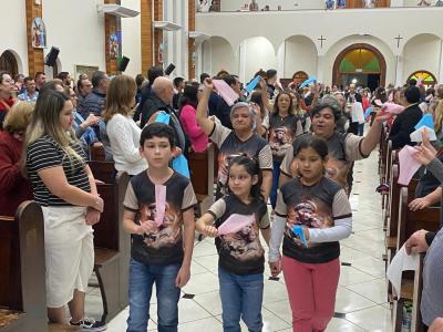 LS: 6º dia da novena da Padroeira lota Matriz Sant’Ana
