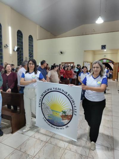 LS: Escola Valdemar Boeira abre programação de aniversário com missa