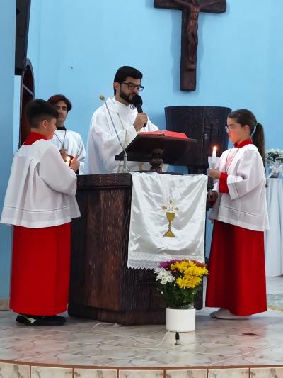 LS: Escola Valdemar Boeira abre programação de aniversário com missa