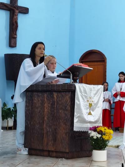 LS: Escola Valdemar Boeira abre programação de aniversário com missa