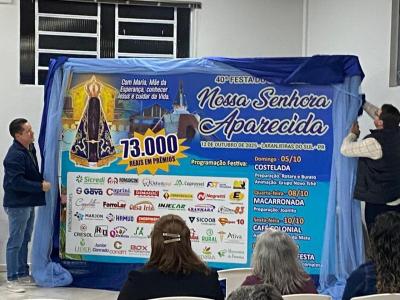 Laranjeiras do Sul lança oficialmente a 40ª Festa em Louvor a Nossa Senhora Aparecida