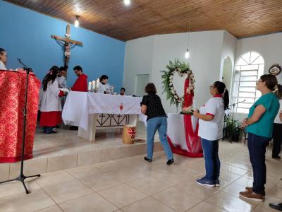 Festa do Sagrado Coração de Jesus reuniu centenas de Fiéis na comunidade do Passo Liso