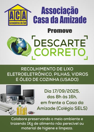 LS: Hoje é dia de coleta de lixo eletroeletrônico