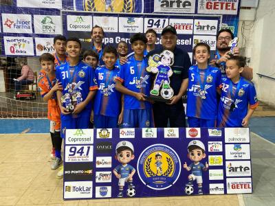 Maxximus Futsal é Campeão da Copa Garotinho Coprossel de Futsal Sub 13