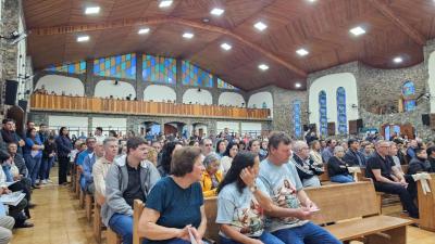 Missa dos Romeiros foi a ¹ª celebração em Laranjeiras do Sul