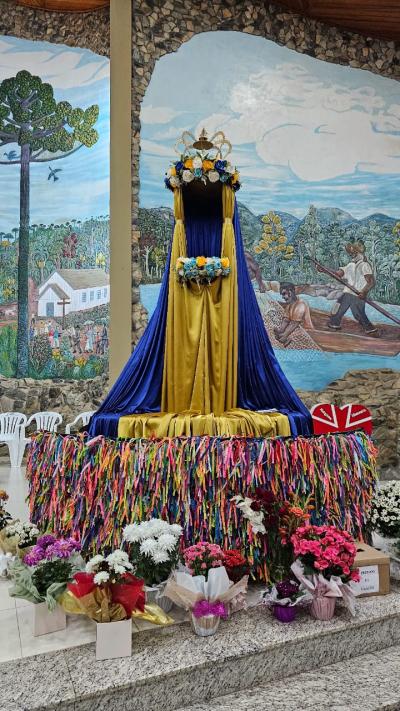 Missa dos Romeiros foi a ¹ª celebração em Laranjeiras do Sul