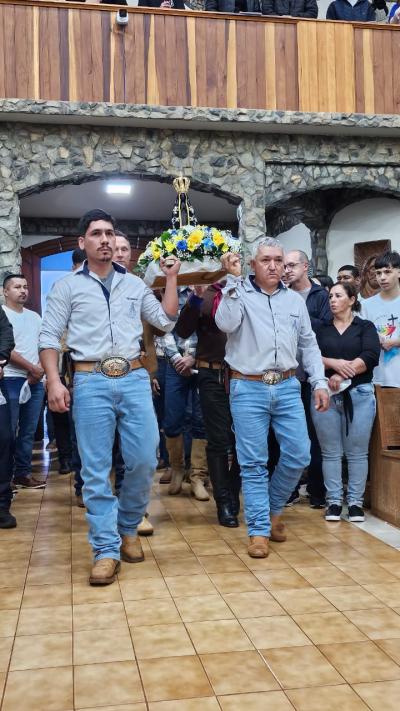 Missa dos Romeiros foi a ¹ª celebração em Laranjeiras do Sul