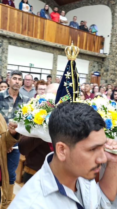 Missa dos Romeiros foi a ¹ª celebração em Laranjeiras do Sul
