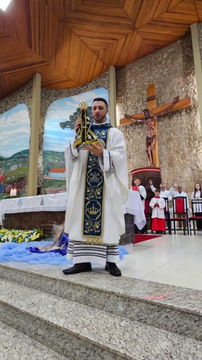 Missa dos Romeiros foi a ¹ª celebração em Laranjeiras do Sul