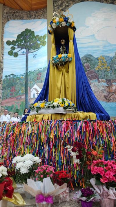 Missa dos Romeiros foi a ¹ª celebração em Laranjeiras do Sul
