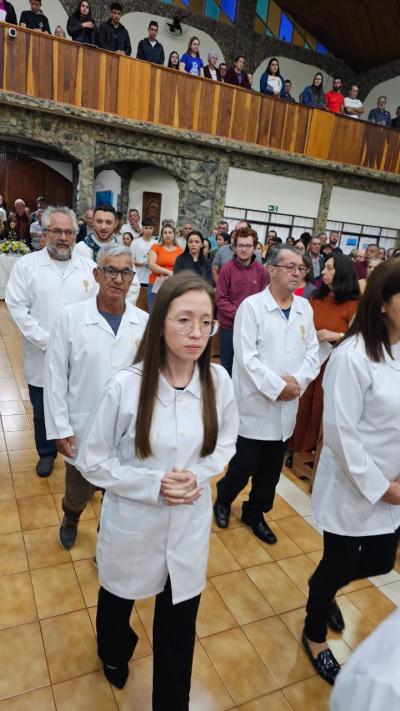 Missa dos Romeiros foi a ¹ª celebração em Laranjeiras do Sul