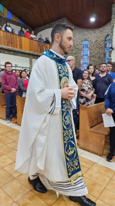 Missa dos Romeiros foi a ¹ª celebração em Laranjeiras do Sul