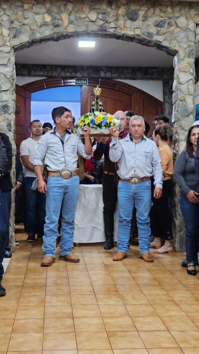 Missa dos Romeiros foi a ¹ª celebração em Laranjeiras do Sul