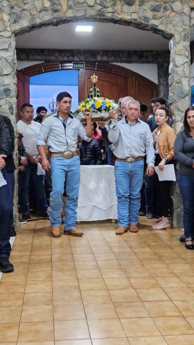 Missa dos Romeiros foi a ¹ª celebração em Laranjeiras do Sul