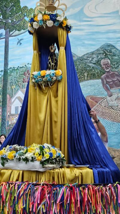 Missa dos Romeiros foi a ¹ª celebração em Laranjeiras do Sul