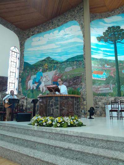 Missa com benção dos Motoqueiros foi a 4ª celebração no Santuário 