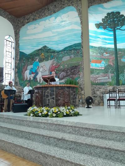 Missa com benção dos Motoqueiros foi a 4ª celebração no Santuário 