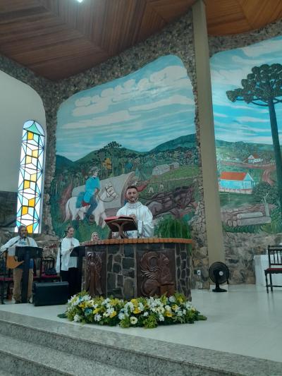 Missa com benção dos Motoqueiros foi a 4ª celebração no Santuário 
