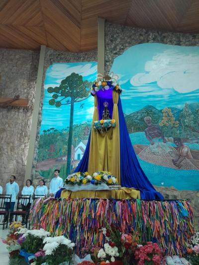 Missa com benção dos Motoqueiros foi a 4ª celebração no Santuário 