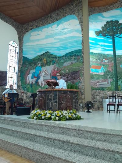 Missa com benção dos Motoqueiros foi a 4ª celebração no Santuário 