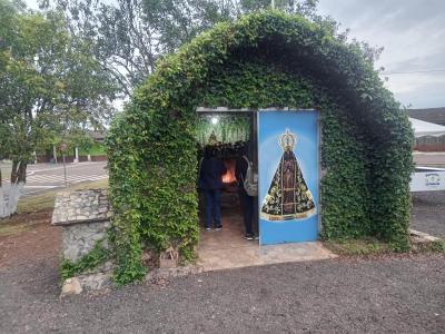 Romeiros participam em grande número na comunidade do Guaraí das festividades de Nossa Senhora Aparecida
