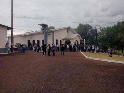 Romeiros participam em grande número na comunidade do Guaraí das festividades de Nossa Senhora Aparecida