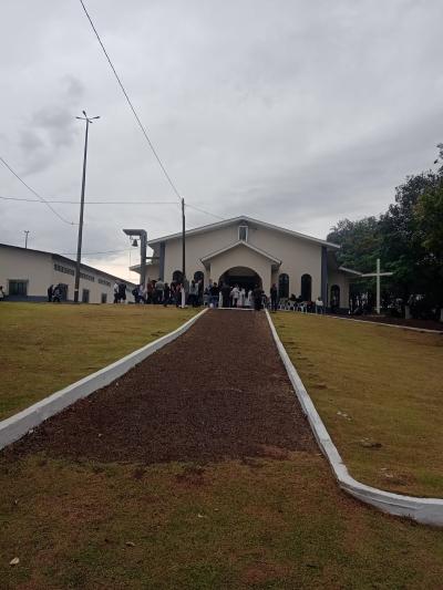Romeiros participam em grande número na comunidade do Guaraí das festividades de Nossa Senhora Aparecida