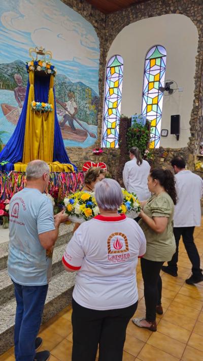 Missa de Ação de Graças encerrou a promoção.religiosa da Festa de Nossa Senhora Aparecida em Laranjeiras do Sul