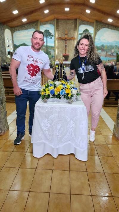 Missa de Ação de Graças encerrou a promoção.religiosa da Festa de Nossa Senhora Aparecida em Laranjeiras do Sul